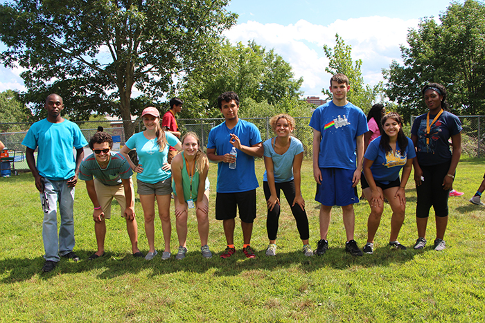 Students participate in the Summer Bridge Program.